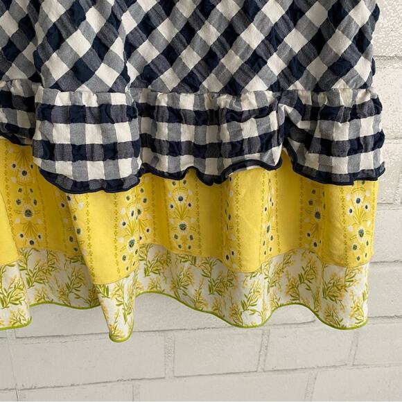 Matilda Jane Enchanted Garden Gingham and Giggles Textured Dress Size 14 - Picture 9 of 15